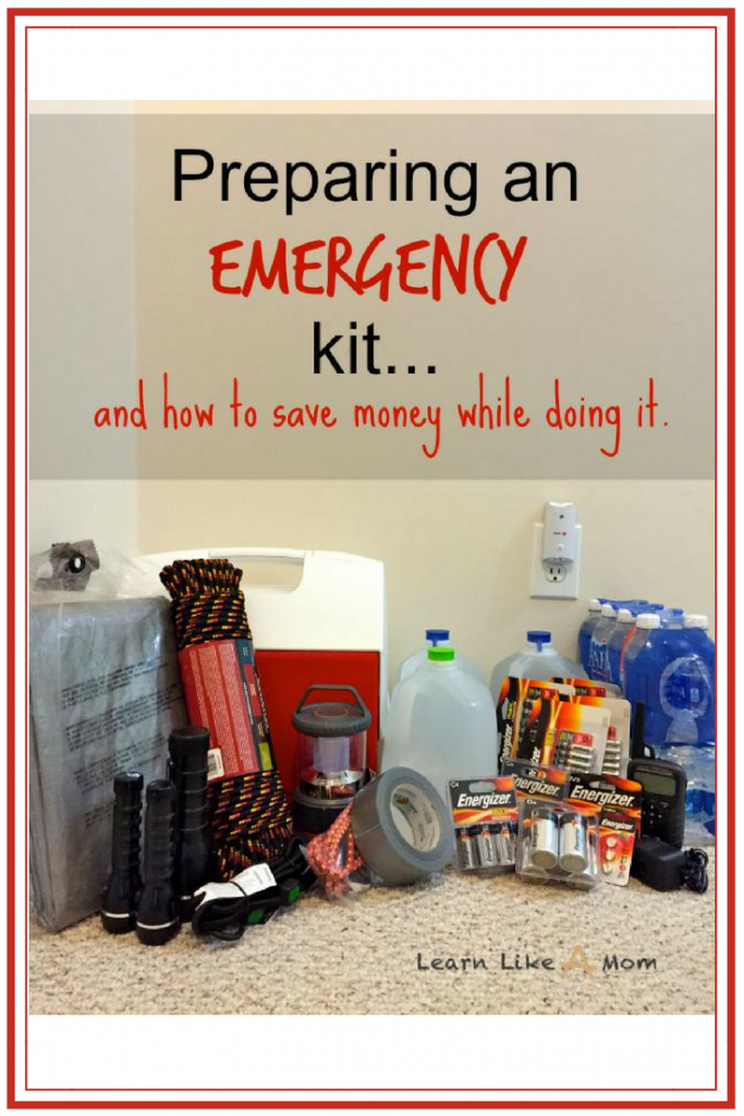 Learn Like A Mom! Hurricane Emergency Kit Learn Like A Mom!